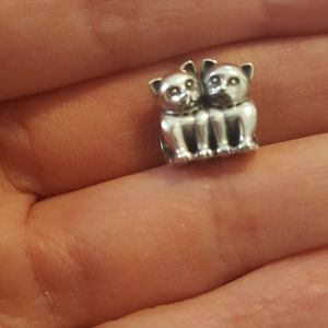 Pandora authentic cat charm